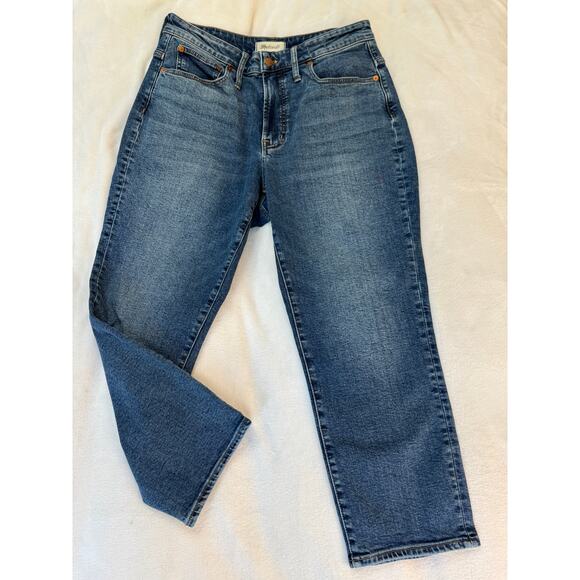 Madewell Curvy Perfect Vintage Jeans 30P High Rise Straight Jeans Vintage Petite - Picture 1 of 8